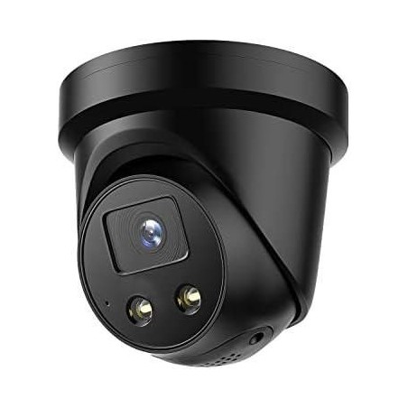 "High-Performance Hikvision 4K Black AcuSense Strobe - Model DS-2CD2386G2-ISU/SL(2.8MM)(C)O-STD/BLACK"